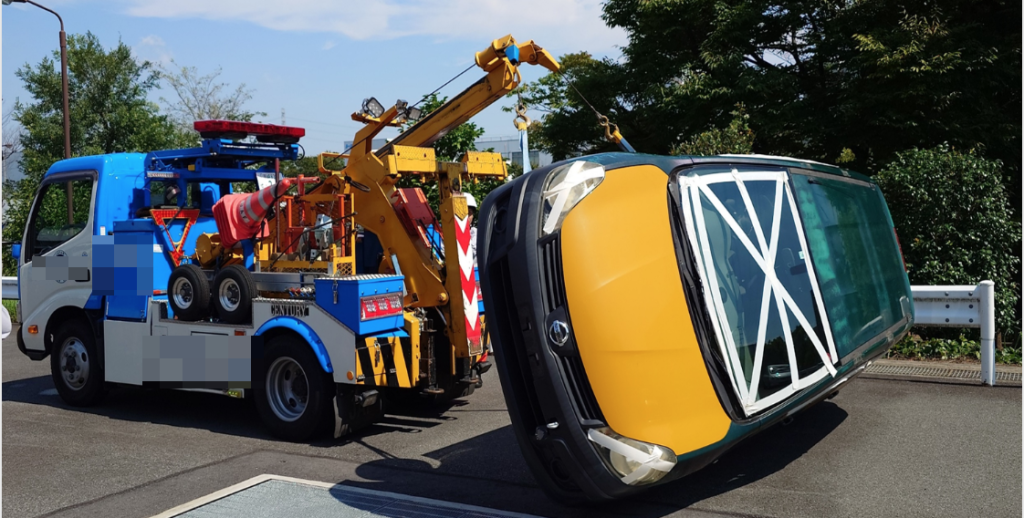van delivery towing